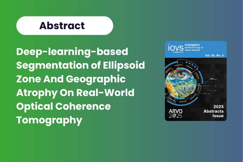 Abstract: Deep-learning-based Segmentation of Ellipsoid Zone And Geographic Atrophy On Real-World Optical Coherence Tomography 