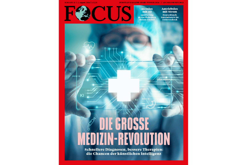 Article in FOCUS Magazin: “The Great Medical Revolution: Faster Diagnoses, Better Therapies – The Opportunities of Artificial Intelligence" 
